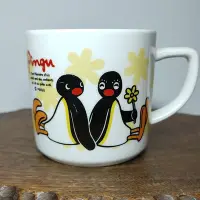 在飛比找Yahoo!奇摩拍賣優惠-日本中古 昭和pingu企鵝陶瓷馬克杯 pingu企鵝家族馬