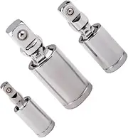 SEWACC 3pcs Joint Socket Adapter Durable Mechanical Repairing Tool Drive Joints High Hardness Torque Efficient Swivel Extension for Easy Use