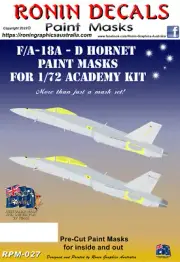 1/72 Ronin Decals F/A-18A-D Hornet Paint Masks for Academy Kit