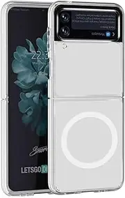 for Samsung Galaxy Z Flip 3 Case, Clear Shockproof Zflip3 Phone Cover, Slim Thin Protective Silicone Cases for Flip3 5G Phone Wireless Charging