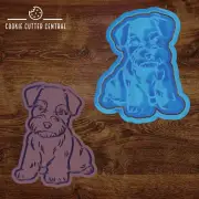 Schnauzer Cookie Cutter and Embosser - 8.9cm x 7.2cm
