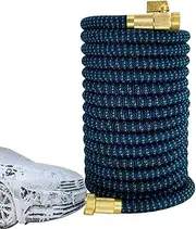 Retractable Water Hose, Expandable Garden Hose - 75ft Lightweight Hose, Garden Cleaning Water Supply Hose, 3/4 Copper Connector, Garden Water Pipe