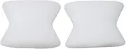 1pair White Toe Separators for Bunion, Bunion Toe Spacers for Toe Alignment Toe Straighteners Drift Pain Silicone Toe Spacer Spreaders