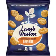 Lamb Weston Mini Potato Cakes Scallops Original 500g