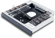 Computer 2nd HDD SSD Hard Drive Caddy, for Dell Optiplex 790 780 990 7010 755 3020 960 7020 SFF Small Form Factor Desktop PC, SATA3 Second Solid State Disk Enclosure, DVD Optical Bay Replacement
