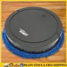 Home Mop Robot USB Rechargeable Dry and Wet Mopping for Hard Floor&Tile(Black) .