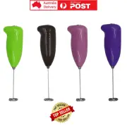 PowerBox New Handheld Milk Frother with Stainless Steel Whisk