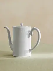 [Astier De Villatte] Astier De Villatte - Colbert Small Ceramic Coffee Pot - White - One size One size White