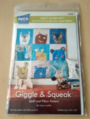 Such Designs By Carrie Bloomston Quilt and Pillow Pattern Applique Fun Creatures