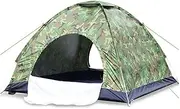 Camping Beach Tent Camouflage Rainproof Hiking Ping Tent Waterproof Anti-UV Oxford Cloth Automatic Quick Opening Outdoor Tent for Outdoor Hiking Fishing