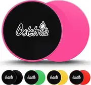 Fassgen Fitness Gliding Discs Core Sliders (2-Pack) Ab, Back, Hip, and Leg Exercise Gear for Gym, Home, Yoga, Pilates | Strengthen Abdominals, Burn Fat, Improve Balance