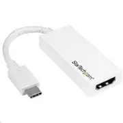 StarTech.com CDP2HDW USB-C to HDMI Adapter - 4K 30Hz - USB 3.1 Type-C to HDMI Adapter - USB-C to HDMI Dongle - Monitor Adapter - White [CDP2HDW]