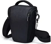 Camera Case Travel Waterproof Shockproof Shoulder Bag Waist Bag Compatible with Nikon Coolpix P1000, P950, P900 Camera, Black (BG99), Black, Camera Case