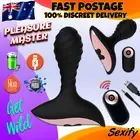 Vibrating Anal Vibrator Butt Plug Remote Control Prostate Massager Mens Sex Toy
