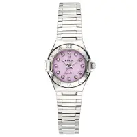 在飛比找Yahoo奇摩購物中心優惠-Elida 名媛系列時尚腕錶-粉紫色/23mm