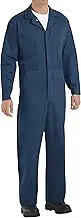 Red Kap Men's Button-Front Cotton Coverall