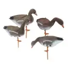 4x Realistic Foam Goose Hunting Decoy 3D Heads Full Size Decoys Deterrent