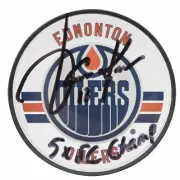 UDA JARI KURRI "5x SC CHAMP" INSCRIPTION AUTO - SIGNED PUCK AUTOGRAPH OILERS