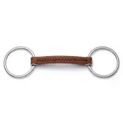 Cavalon Loose Ring Soft Leather Snaffle Bit