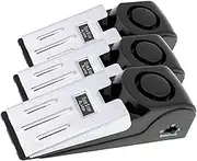 Meichoon 3 Pack Alarm Door Stopper Wedge Jammers for Inside 120db Loud Anti-Theft Portable Windproof for Home Hotel Intruder Alert Detection Security Personal Protection Travel Safety Tools