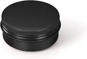 [Xiao Hua] 20 Aluminum tin cans, Metal Leak Proof containers, Round Screw Covers, Lipstick, Balm and Wax containers, sub Packaging cans, Black tin cans, Storage (15ml)