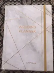 Wedding Planner Organizer, Marble - Diary, Journal, Engagement Gift Kara Weaver