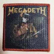 MEGADETH So Far, So Good So What! Official SMALL PATCH Shiny Printed Band Logo
