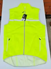 NEW Proviz Women's windproof bicycle Cycling Gilet vest hi vis yellow UK 16