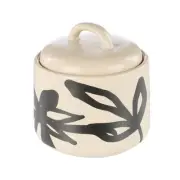 Leaf & Bean Freya Sugar Pot - Black