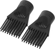 GANAZONO 2Pcs Hair Dryer Comb Attachment Diffuser Nozzle for Quick Drying Lightweight and Compatible with Hair Dryers Enhances Volume and Reduces Curling