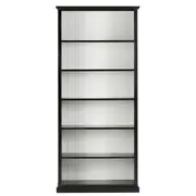 Armand Tall Bookcase 210 x 95cm Black