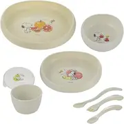 Richell Peanuts Collection Meal Set, FS, 1 Piece, Snoopy 5 Months and Up