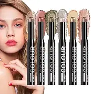 Eyeshadow Pencil – Multi-Use Eye Set With Matte, Shimmer Finish | Long Lasting Eyeshadow Pencil, Eyelid Primer, Smooth Blendable Cream Sticks For Day Night Makeup, Travel, Use