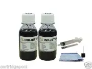 Black Refill ink kit Canon PG-30 PG-40 PG-50 PG-210 Pixma MX300 MX310 2x4oz/s