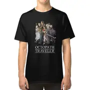 Octopath TravelerÂ® - Travelers Logo [w/ White Text] T-shirt
