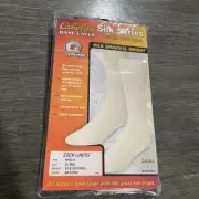Cabela’s Base Layer Sz XL 80% Silk Series Socks Liners NEW - Hunting Hiking Camp