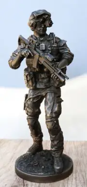 Ebros Large US Military Special Operations Covert Night Mission Soldier Statue