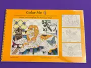 Coloring Book New/SEALED Art Dogs Cats Owl Pig Elephant Shark Alligator Pirate