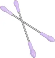 BATHVEVE 2Pcs Portable Facial Hair Remover Stainless Steel Threading Tool for Quick and Hair Removal Hypoallergenic Epilator Device for Chin Cheek Upper Lip and Neck