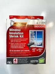 Frost King V73/4 Window Insulation Shrink Kit 4 Pack indoor NEW