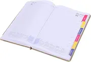 HAPINARY Notebook 2026 Planner Book: Weekly Monthly Planner With Index Bookmarks Daily Task Organizer For Meetings Appointments A5 Diary