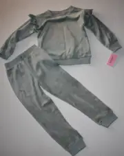 NWT Juicy Couture Girl Velour Siege Set Jogger Pants Sz 5