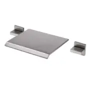 SUMERAIN Tub Faucet 3.75"H x 15.75"W x 10.25"D Double Handle Wall Mounted Knob