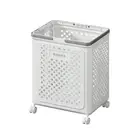Collapsible Laundry Basket with Wheel Foldable Portable Hamper for Dirty Clothes