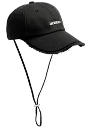 Jacquemus La Casquette Artichaut Canvas cap - Black 60 (60cm / L)
