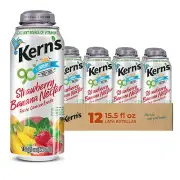 Kern's Strawberry-Banana Nectar 15.5 Fl oz 12-Pack