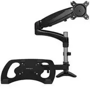 StarTech Single-Monitor Arm, Laptop Tray, One-Touch Height Adjustment - ARMUNONB