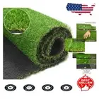 Durable Non-Slip Synthetic Grass Mat with Quick Dry Drainage for Dogs & Gardens
