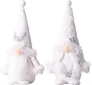 Lucky Holiday Gnomes,Christmas Halloween Gnome Decorations Faceless Swedish Figurines Tomte Nordic Plush Elf Doll Nisse Adorable Gnome for Tiered Tray Farmhouse Kitchen Party Home Ornaments