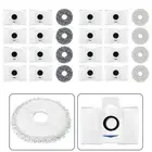 8*Dust Bag+4*Mopping Cloth For DEEBOT T20 OMNI/X1 OMNI/X1 E Suction Robot